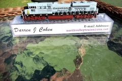 N-Scale SD70ACu CP Remembrance Day Navy Scheme