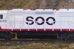 N-Scale SD40-2 SOO Line