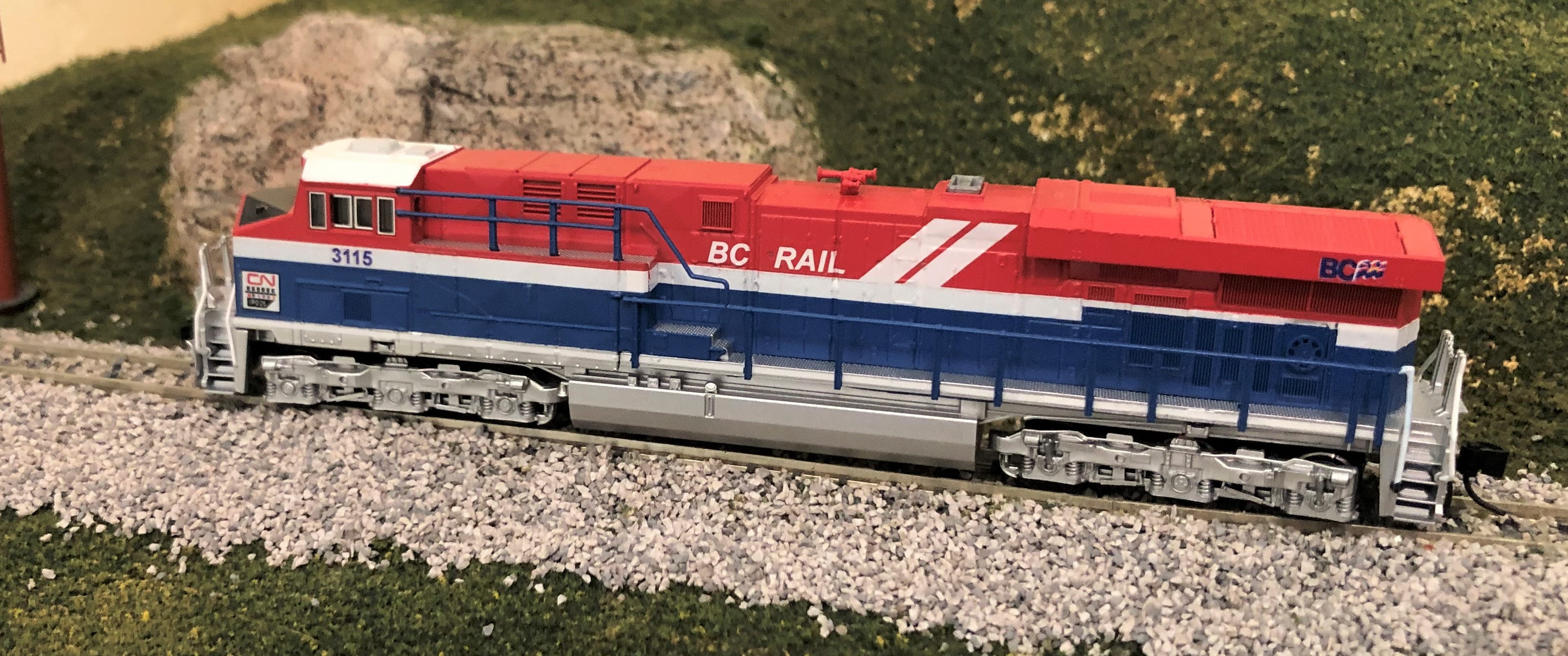 bc rail - cn heritage 2, es44dc