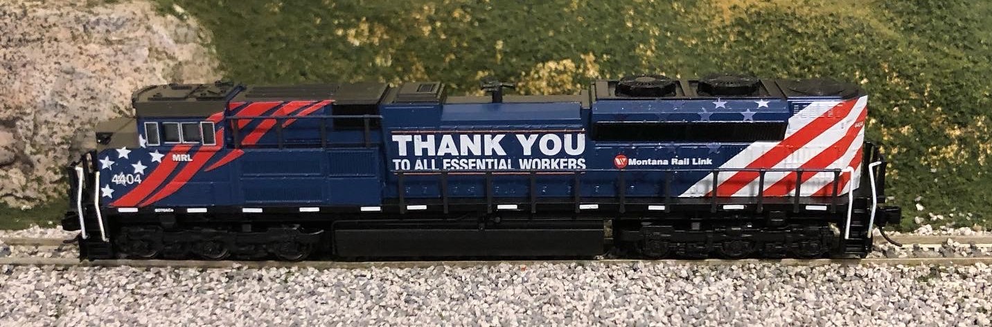mrl - thank you essential workers, sd-70ACE, 1